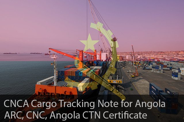 Cargo Tracking Note for Angola, CNC Angola Application