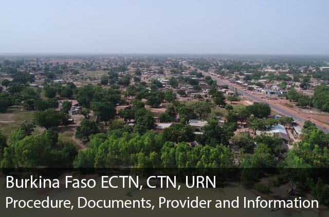 Burkina Faso Cargo Tracking Note, ECTN Certficate, CTN Certificate and URN Number